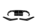 A front view of AUTOTECKNIC DRY CARBON VERSUS REAR DIFFUSER SET - BMW F80 M3 | F82/ F83 M4 2014+ with white background