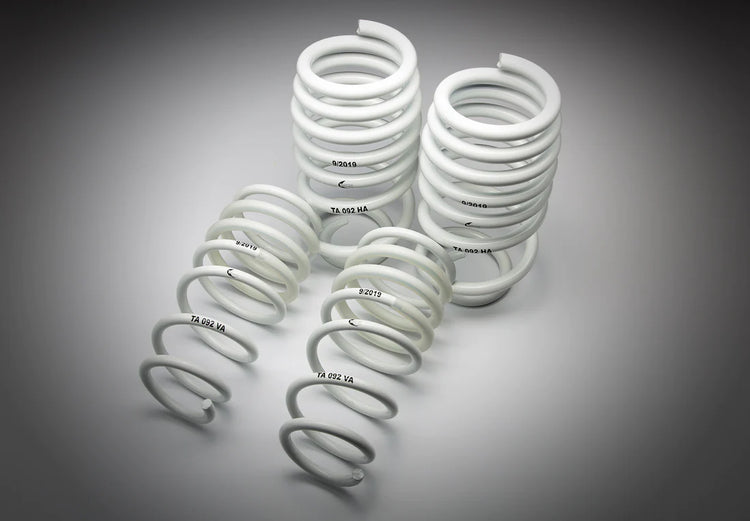 A top view of TECHART Sport Spring Kit for Porsche 992 Carrera (C2/ C2S/ C4/ C4S)