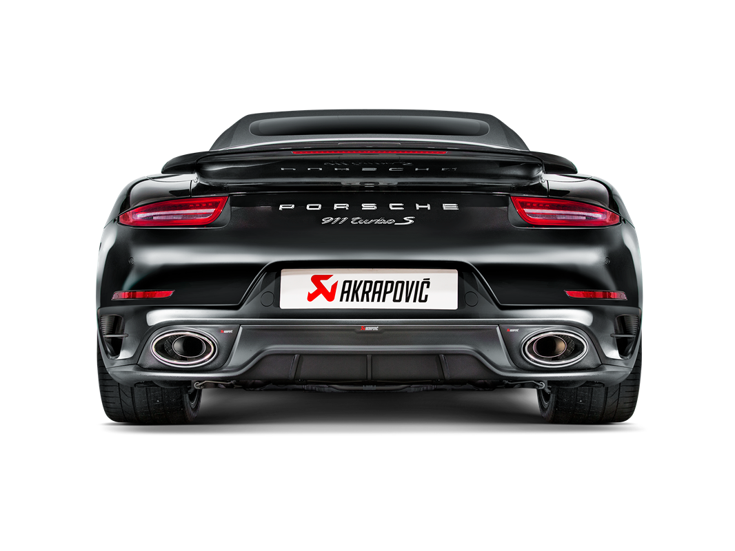 Akrapovic Porsche 911 Turbo/Turbo S (991) Rear Carbon Fiber Diffuser - Matte DI-PO/CA/2 for Porsche 911 Turbo/Turbo S 991 2014-2016, close-up
