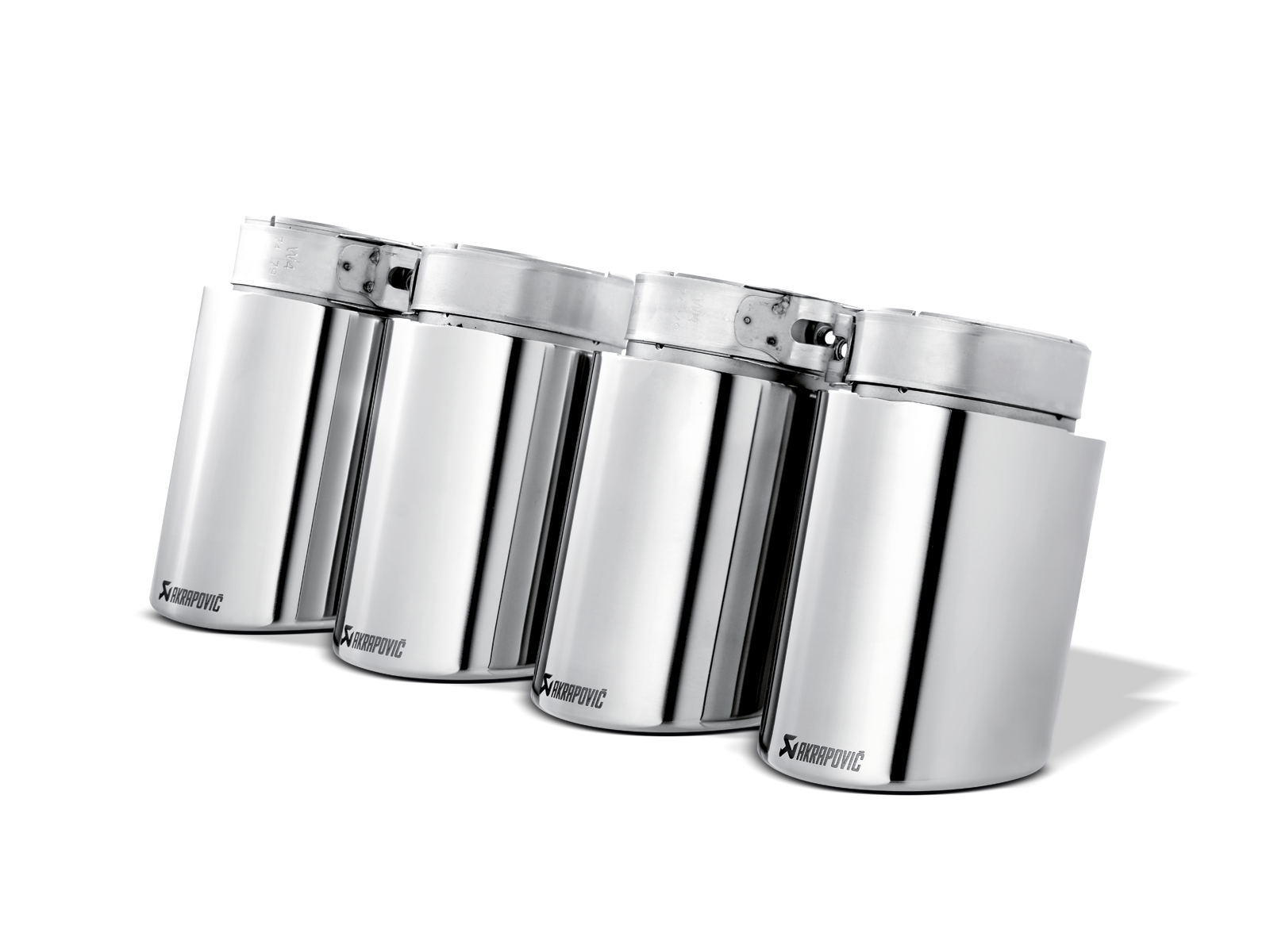 Akrapovic Tail pipe set (Titanium) TP-T/S/5 for BMW M5 (F10) 2013-2016, side view