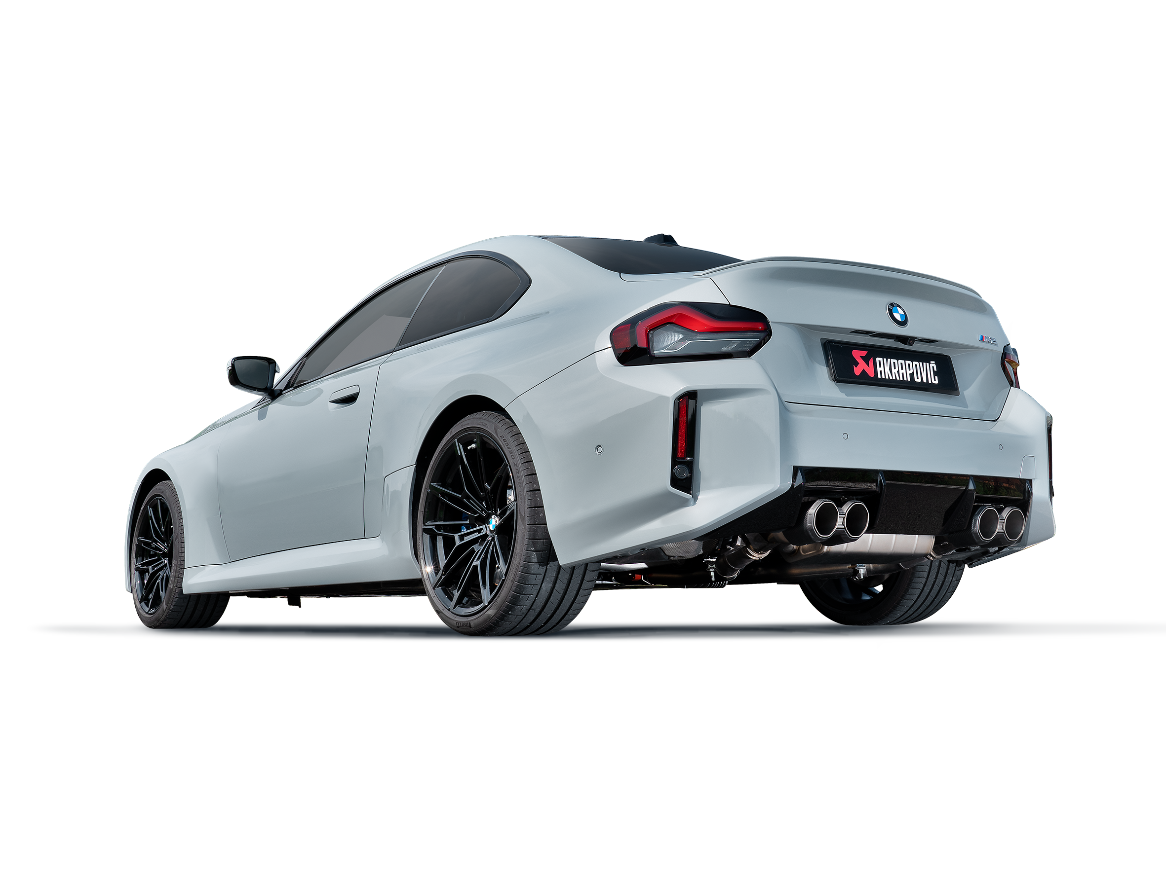 Akrapovic Slip-On Line (Titanium) S-BM/T/39H for BMW M2 (G87) 2023-2026, side view