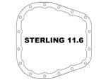 aFe POWER Pro Series Rear Diff Cover Black w/ Machined Fins Ford F-250/350 23-26 (Sterling 11.6)