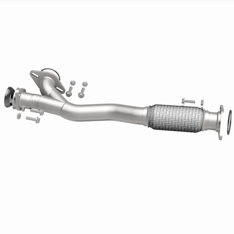 BRExhaust 107-0216 exhaust pipe, side view of the turntable spin