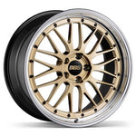 BBS LM 20x12 5x130 ET72 CB71.6 Gold Wheel w/ Diamond Cut Machined Lip