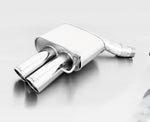 Remus B8 S5 V8 Sport Axle-Back Exhaust Angled, rear silencer with dual chrome angled tail pipes