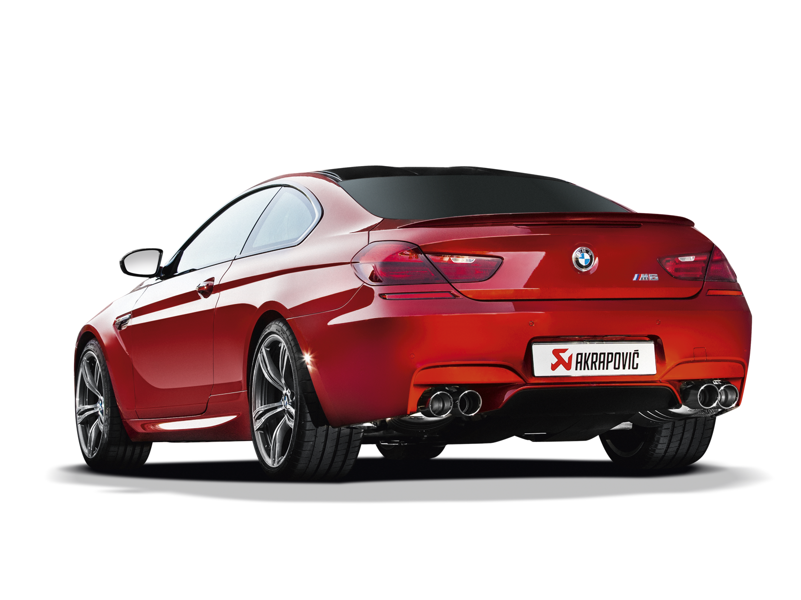 Akrapovic Evolution Line (Titanium) ME-BM/T/5 for BMW M6 (F12/F13) 2012-2018, top view
