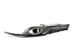 Akrapovic Porsche 911 Turbo/Turbo S (991) Slip-On Line (Titanium) w/ Carbon Titanium Tips S-PO991TSO-HT for Porsche 911 Turbo/Turbo S 991 2014-2016, top view