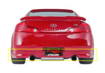 wide view of Stillen Rear Valance for Infiniti G35 Coupe 2003-2007 fitted inside a car