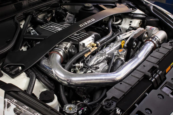wide view of Stillen Supercharger Tuned System [Satin] for Nissan 370Z [Z34] Nismo 2012-2014 fitted inside a car