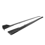 A front view of APR Performance Carbon Fiber Side Rocker Extensions Subaru WRX / STI 2015-2021 with white background