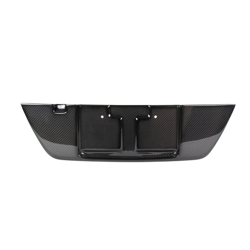 A front view of APR Performance License Plate Backing Subaru WRX/ STI Sedan 2015-2021 with white background