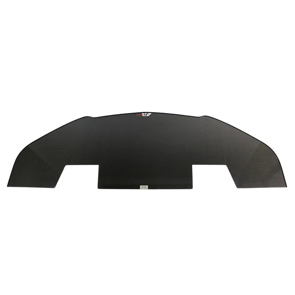 A top view of APR Performance Front Wind Splitter w/ Rods Ford Mustang S550 Shelby GT500 2020+ with white background