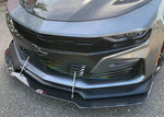 A top close up view of a car fitted with APR Performance Front Wind Splitter Chevrolet Camaro SS 1LE 2019-2023