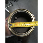 A top view of Factory B58 Downpipe Flange 