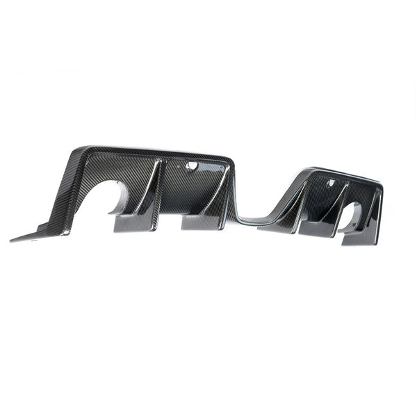 A front view of APR Performance Rear Diffuser Toyota Supra A90/91 2020-2023 with white background