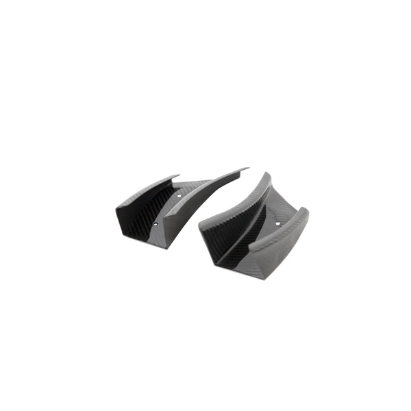 A top side view of APR Performance Front Bumper Canards Subaru BRZ 2022+ with white background