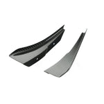 A top view of APR Performance Carbon Fiber Bumper Canards Subaru WRX 2022+ with white background