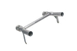 Soul Huracan Performante stainless steel race exhaust system: stainless race exhaust, angled view