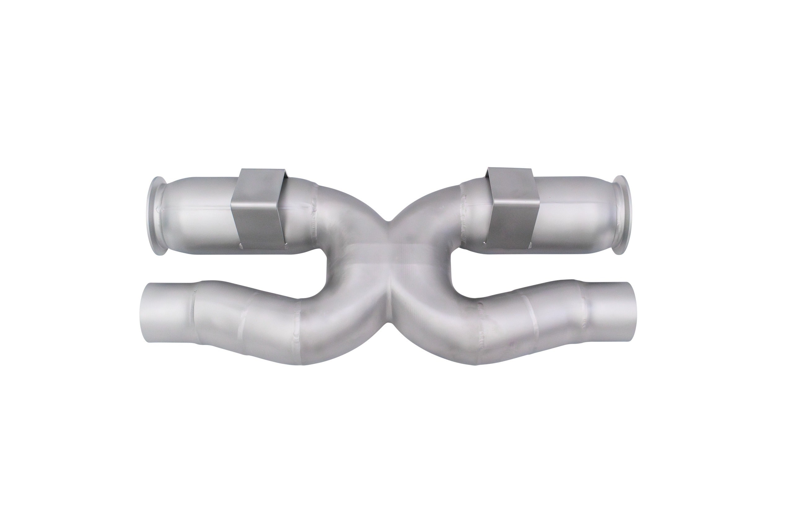 Soul 992.2 Carrera x-pipe exhaust system: X-pipe exhaust, front view