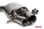 S 550 Coupe muffler tips close up - Valved Sport Mufflers for the 2015-2017 S 550 Coupe