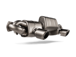 Akrapovic Porsche 718 Cayman GT4 RS Slip-On Race Line (Titanium) S-PO/TI/24 for Porsche 718 Cayman GT4 RS / Spyder RS 982 2022-2025, side view