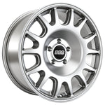 BBS TS-R 20x9in - 5x120 - 72.56 CB - ET30 - Satin Silver Wheel