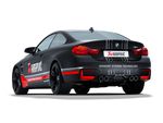Akrapovic Slip-On Line Titanium Exhaust BMW M3 F80 / M4 F82 M-BM/T/8H for BMW M3 F80 2015-2018, installed view