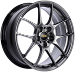 BBS RF - 17x7 / 4x100 / ET 38 (70mm PFS Required) - Diamond Black
