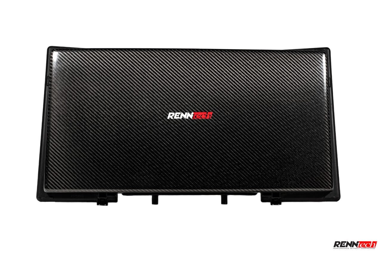 M119 carbon airbox lid from above - Carbon Fiber Airbox for the 1990-1999 500 E / E 500