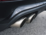 Akrapovic Porsche Cayenne V6 (536) Tail Pipe Set (Titanium) TP-T/S/23 for Porsche Cayenne / Coupe 9Y0 2019-2023, side view