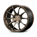RAYS manufacturer illustration of ZE40 M-Spec in Bronze for 15x8 4x100 +35 mm listing; wheel on white background