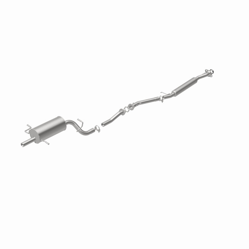 BRExhaust 106-0093 direct-fit exhaust kit, rear view of the turntable spin