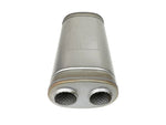 aFe MACH Force-Xp Muffler 2-1/2 IN Dual Inlet/Dual Outlet 5 IN H x 8 IN W x 18 IN L - Oval Body