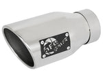 aFe MACH Force-Xp Universal Exhaust Tip 3 IN Inlet x 4-1/2 IN Outlet x 9 IN L- Polished Tip