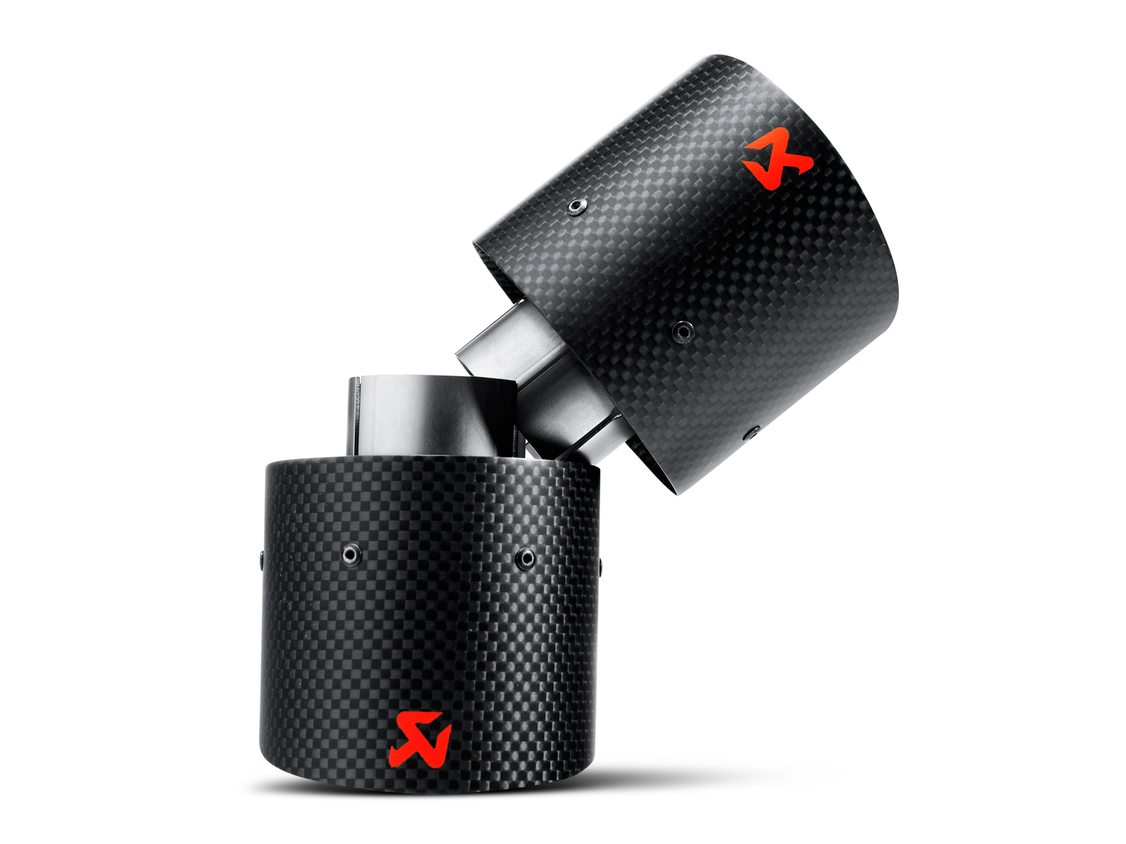 Akrapovic Tail pipe set (Carbon) TP-MINR56/57-CA for MINI John Cooper Works Hardtop/Convertible (R56/R57) 2009-2014, rear view