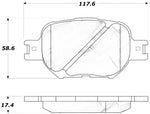 StopTech Performance 05-08 Scion tC/ 01-05 Celica GT/ 00-05 Celica GT-S Front Brake Pads