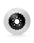 F8X rear rotor showing its friction surface and black hat