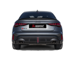 Akrapovic Evolution Line (Titanium) S-AU/TI/28H for Audi RS3 Sedan (8Y) 2022-2026, rear view