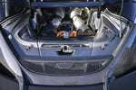 Capristo carbon fiber engine bay covers installed in a Ferrari 296 GTB