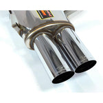 close top view of Supersprint Rear exhaust Right "F1 Race" OO90 for BMW E39 M5 5.0 V8 1998-2004 (Headers System - Race) with white background