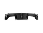 A front view of AUTOTECKNIC DRY CARBON MOTORSPORT REAR DIFFUSER - BMW G80 M3 | G82/ G83 M4 2021+ with white background
