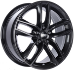BBS SX 17x7.5 5x120 ET37 Crystal Black Wheel -72.5mm