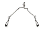 Corsa  25-26 Ram 2.5in Stainless Steel Sport Cat-back Dual Rear Exit 5.0in Polished Tip