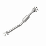MagnaFlow 4561061 carb direct-fit catalytic converter, rear view of the turntable spin