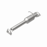 MagnaFlow 459408 carb direct-fit catalytic converter, rear view of the turntable spin