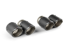 Akrapovic Tail Pipe Set (Carbon) TP-CT/78 for BMW M5 (G90) 2025-2026, angled view