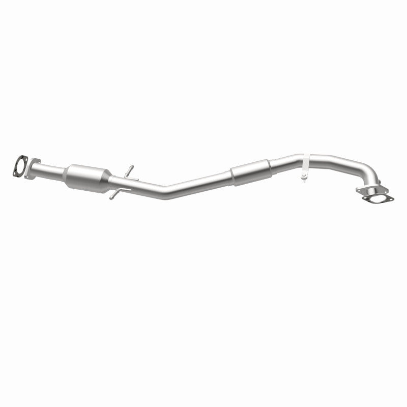 MagnaFlow 52973 oem grade direct-fit catalytic converter, opposite rear three-quarter view of the turntable spin