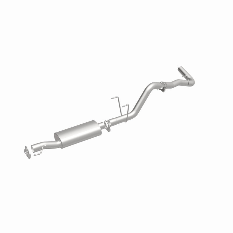 BRExhaust 106-0454 direct-fit exhaust kit, front three-quarter view of the turntable spin