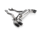 Akrapovic BMW M5 (F90) Slip-On Line (Titanium) S-BM/T/7H for BMW M5 F90 2018-2023, angled view