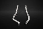 Capristo valved exhaust for the Mercedes-Benz GLE550/500 front pipes